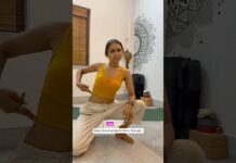 1 Yoga for Side belly fat loss& #flexibility #pelvichealth #bellyfat #waistworkout #yt #ytshorts