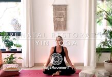 ✨ Prenatal Restorative Yin Yoga with Benedicte – 1 hour practice – Pregnancy yoga all trimesters✨