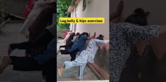 leg,belly & hips workout ❤️🔥 #yoga #exercise #workout #legexercise #bellyfat hipsexercise #fitness