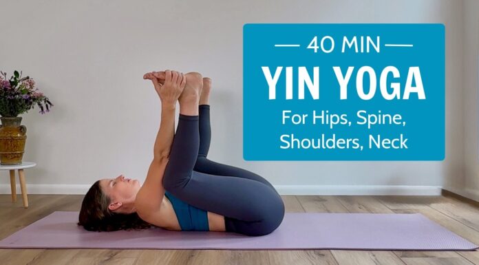 40 Min Yin Yoga | Quiet Deep Stretch For Hips, Spine, Shoulders & Neck