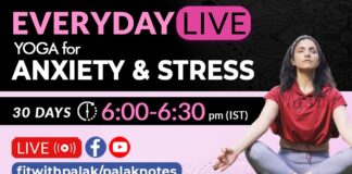 30 Minute Full Body Yoga for Calm Your Anxiety and Stress | 30 Days of Yoga with Palak