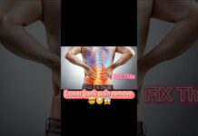 🗣️30-Seconds Exercises to Improve posture and reduce Back Pain🔥💯#shorts #shortvideo #short