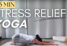 25 MIN YOGA FOR STRESS RELIEF || Calming Slow Flow To Release All Tension