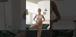 pregnant woman yoga video part 8 # short #