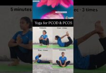 💙Struggling with PCOD & PCOS?These 4 yoga poses can help🔥#YogaForPCOD #PCOSRelief #HormonalBalance #