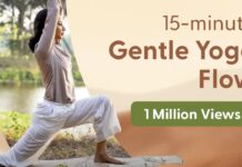 15-Minute Gentle Yoga Flow to Start the Day | सुबह के लिए 15 मिनट का योग @satvicyoga