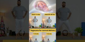 Yoga for normal delivery #pregnancy #yoga #shorts