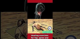Healing exercises for hip, spine and lower back pain