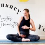 5 Minute Pregnancy Yoga Stretches for the THIRD TRIMESTER | Third Trimester Prenatal Yoga