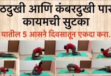 पाठदुखी आणि कंबरदुखी साठी योगासने | Yoga for Upper and Lower #Back Pain in Marathi | Vihas Yoga