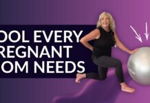 Pelvic Floor Exercises for Pregnant Women | Yoga Ball Prenatal Routine
