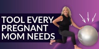 Pelvic Floor Exercises for Pregnant Women | Yoga Ball Prenatal Routine