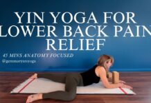 Yin Yoga For Sore Hips and Lower Back