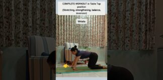 Complete Workout in Table Top Yoga | strength stretch flexibility 🧘♀️🕉