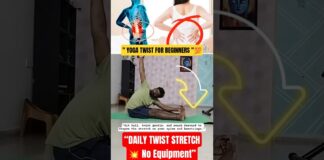 Best Yoga for Side Waist, Gut & Back Pain – Twist It Out, relief exercises 💯 #VinaydoodYoga #yoga