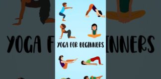 Kids learn easy yoga poses that stretch the whole body #yogaguppy #kidsyoga #kidslearning #yogaposes