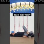 Lower back pain 💯 Relief #yoga #backpain #twist #flexibility #yogainsipiration #slipdisc #painrelief