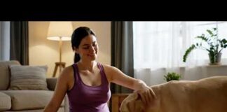 Yoga & Love: Pregnant Mom and Her Labrador’s Gentle Moments 🧘🐕 || ASMR