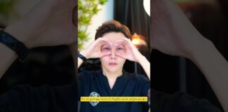 Five core facial yoga exercises to strengthen muscles and firm your face #eyebags #nasolabialline