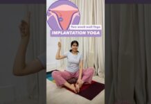 Implantation yoga. #conceivenaturally #yogaforfertility #fertilityjourney #yogawithbhumikaa