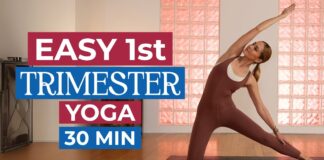 30 min Easy Pregnancy Yoga for the First Trimester