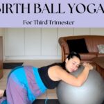 Pregnancy Relaxing and Easy Birth Ball Yoga🤰🏻🥰
