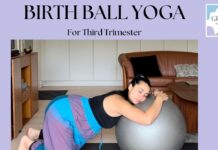 Pregnancy Relaxing and Easy Birth Ball Yoga🤰🏻🥰