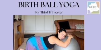 Pregnancy Relaxing and Easy Birth Ball Yoga🤰🏻🥰