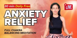 30 Min |full chakra balancing meditation for Stress & Anxiety | Daily Free