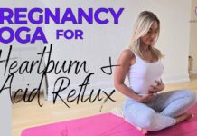 Morning Pregnancy Yoga for Heartburn & Acid Reflux Relief //LOVE & LIGHT YOGA
