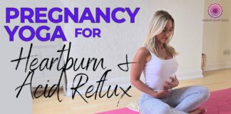 Morning Pregnancy Yoga for Heartburn & Acid Reflux Relief //LOVE & LIGHT YOGA