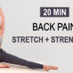 20 Min Back Pain Stretch + Strengthen | Pilates x Yoga | No Repeat | Beginner Friendly