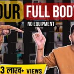 1 HOUR FULL BODY FAT BURN HOME WORKOUT (Warm Up, Arm & Back, Cardio, Ab, Leg & Thigh, Stretch)