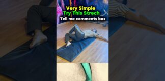 Try This Simple Stretch For Sciatica #Pain #shorts #backpain #backpain #yoga #sciaticarelief