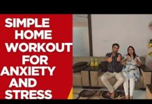 Simple home workout for Anxity and stress #yoga #anxiety #stressrelief #homeworkout