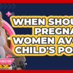 When should pregnant women avoid Child's Pose?