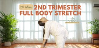 Pregnancy Yoga for 2nd Trimester | Gentle Full Body Stretch Routine