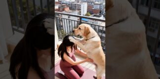 圓圓幫助我完成輔助式核心平衡練習,真棒!!#funny #狗訓練 #pets #cute #animals #couple #baby#newborn #dog #labradorlife