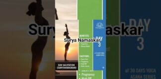 SunSalutation (SuryaNamaskar)-Benefits & Cautions |Day 3 of 30 days Basic Yoga Asana Series #shorts