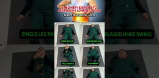 6 EXERCISES FOR RELIEVING LOWER BACK PAIN AND HIP DISCOMFORT FAST