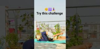 Try This Streching #challenge #everyone #yoga #reels #relaxing #youtubeshorts #shorts #video #viral