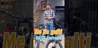 Galat Size Cycle = Back Pain!#shorts#shortsfeed#sahi size