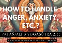 How to handle anger, anxiety, etc? /Patanjali's Yogasutra 2.33. #selfrealization #oneness #yoga