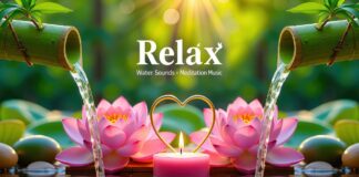Deep Sleep Bamboo Water Sounds 🌿 Healing Music to Calm Stress, Anxiety & Inner Peace