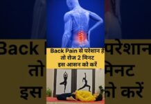 Back Pain Relief | 2 मिनट में कमर की जकड़न दूर #shorts