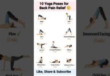 10 Yoga Poses for Back Pain Relief 😄 | #shortvideo #backpainrelief