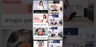 stress , irregulaperiods,acidity ,pelvic health ke liye yoga 🧘♀️ #shortviral #motivation#yoga.