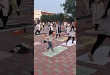 Best yoga class in guntur#yogaday #guntur #yoga #best #class @Tdp office guntur