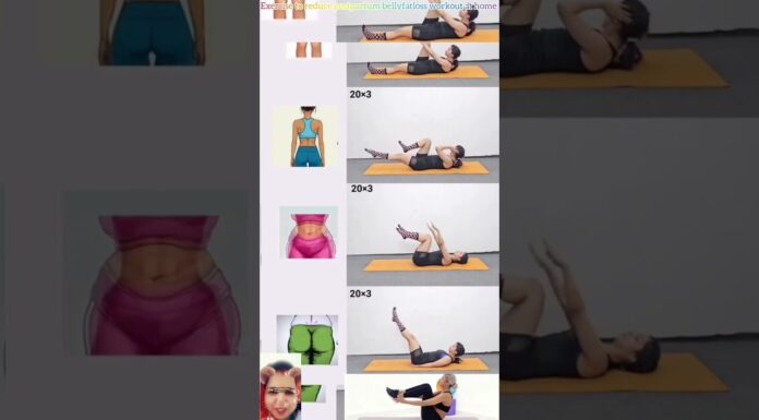 Exercise to reduce belly fatloss workout athome#fitnes#yoga#weightloss exercise home#shorts#exercise