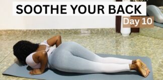 Day 10 | Gentle Back Pain Relief Stretch | Relaxing Yoga to Ease Lower Back Tension